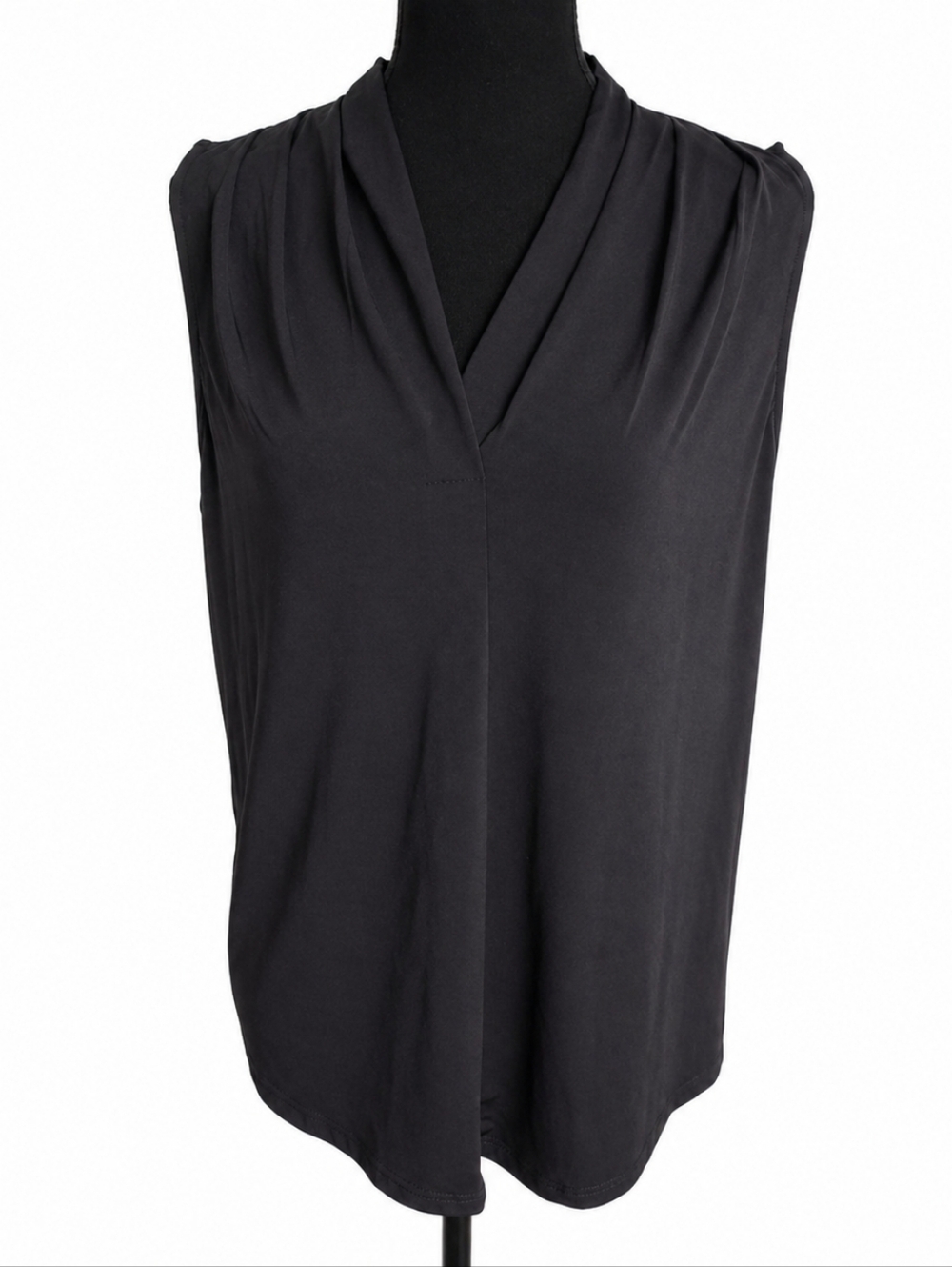 Adrianna Papell Black Sleeveless Top